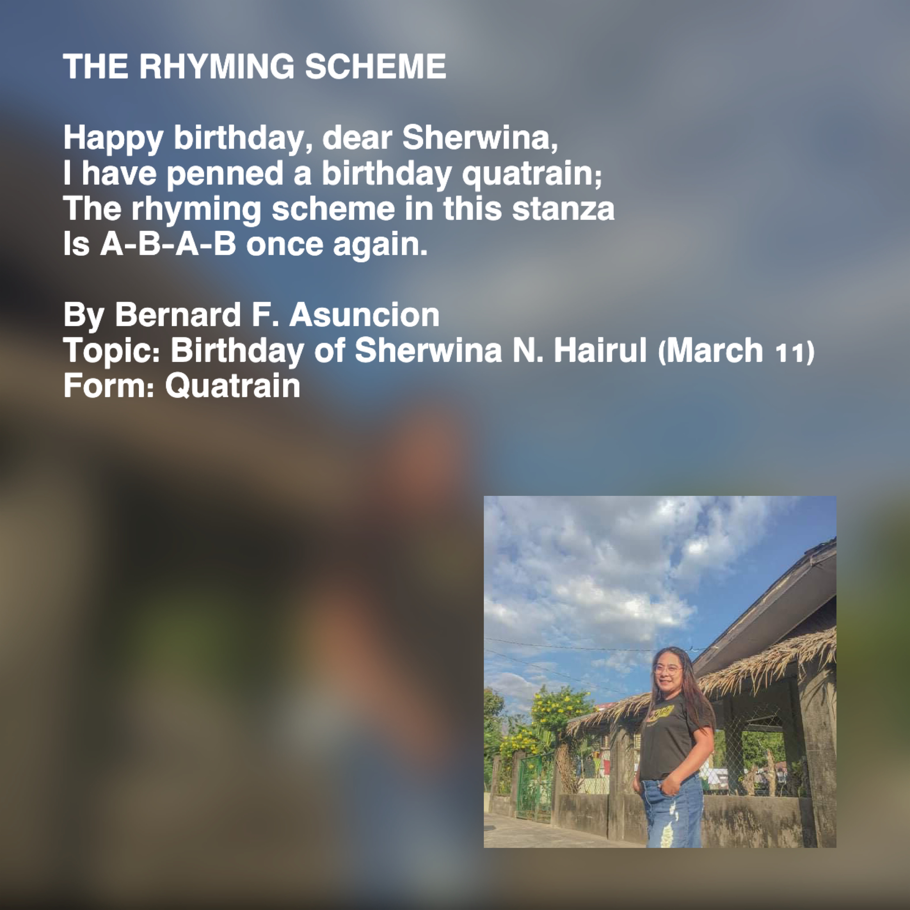 The Rhyming Scheme