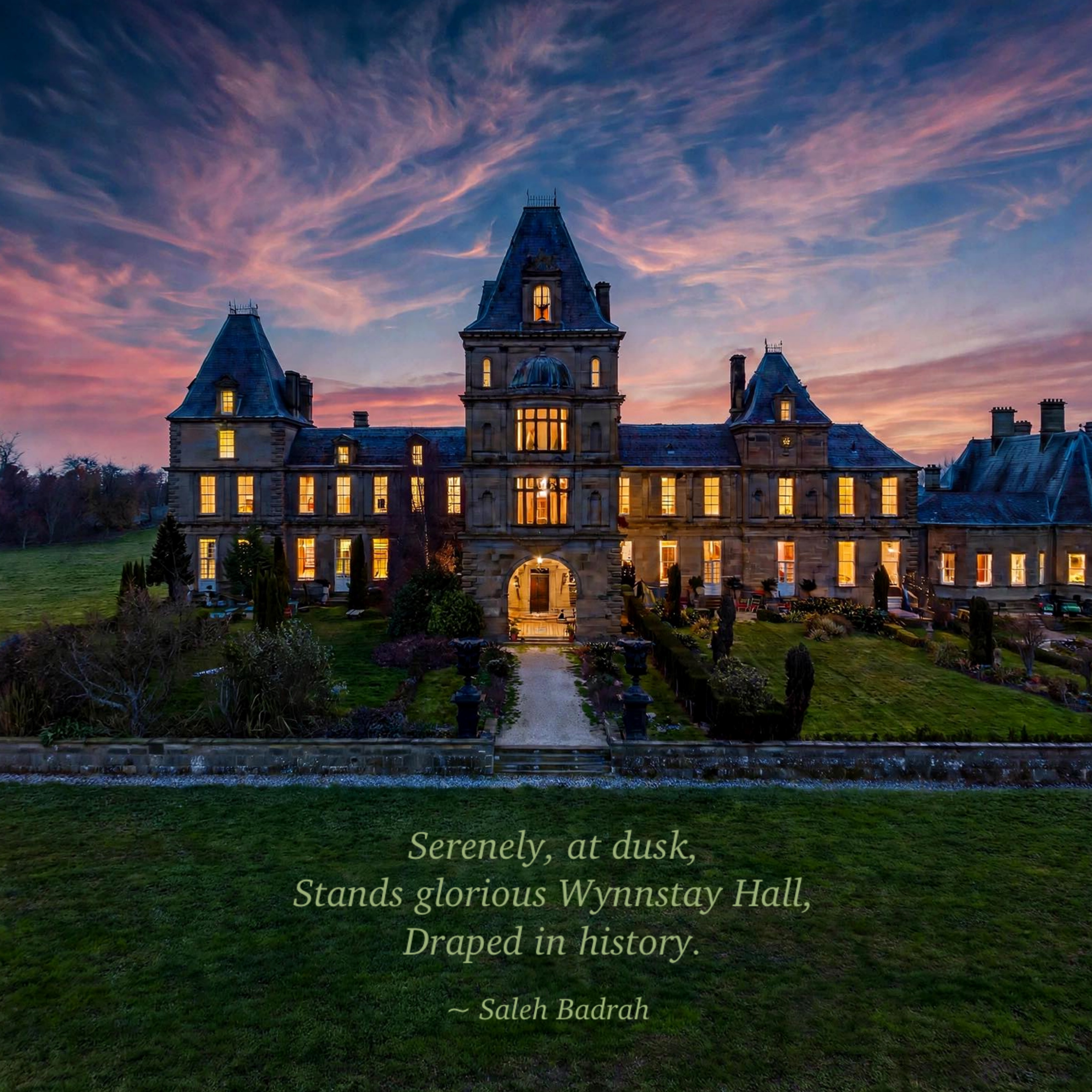 Glorious Wynnstay Hall