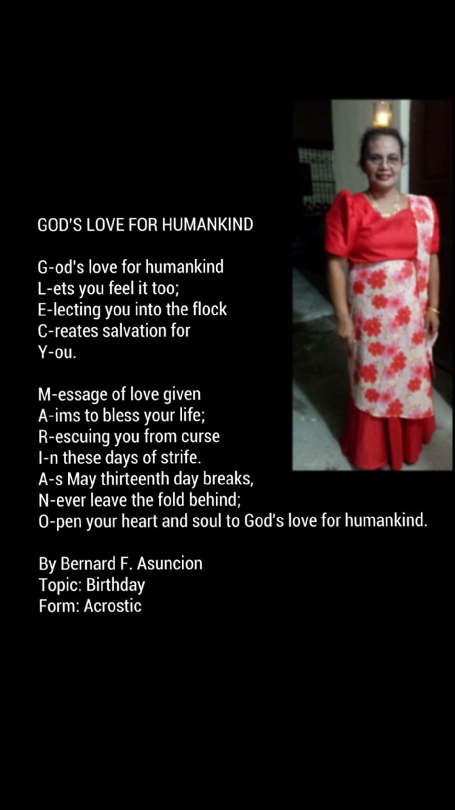 God's Love For Humankind