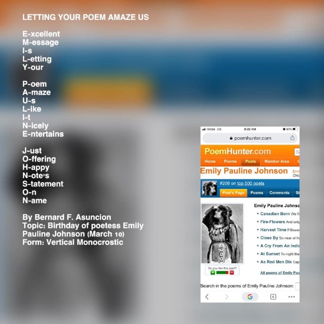 Letting Your Poem Amaze Us