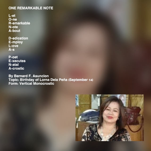 One Remarkable Note