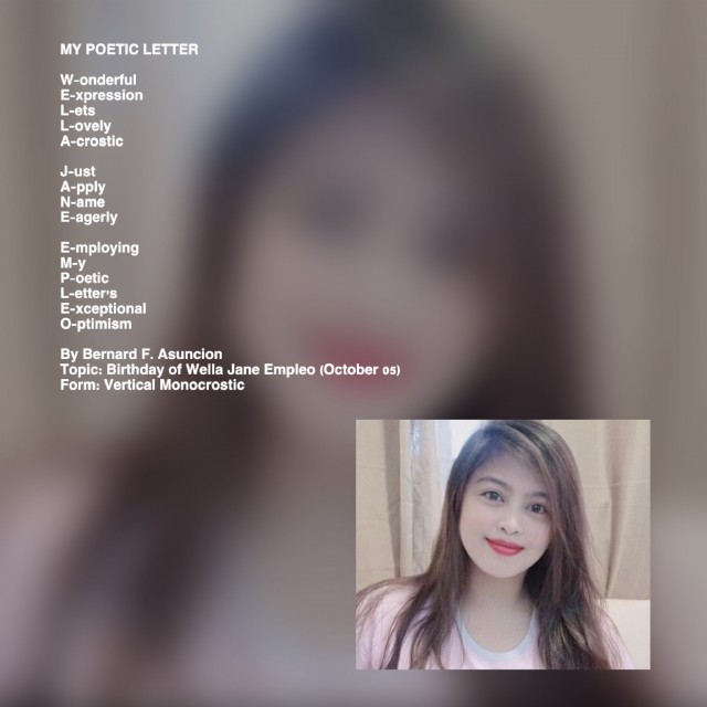 My Poetic Letter
