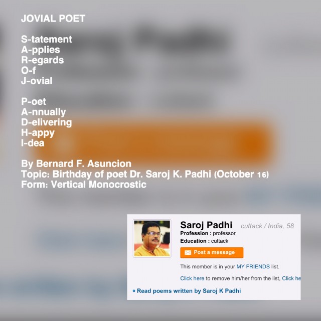 Jovial Poet