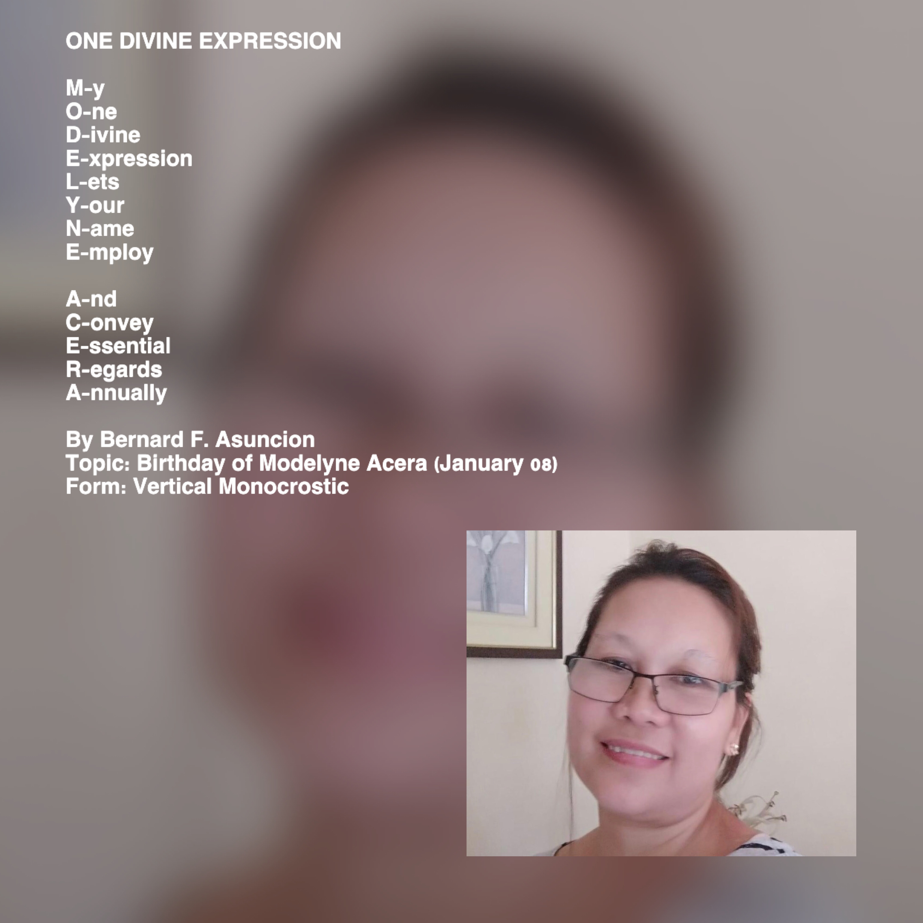 One Divine Expression