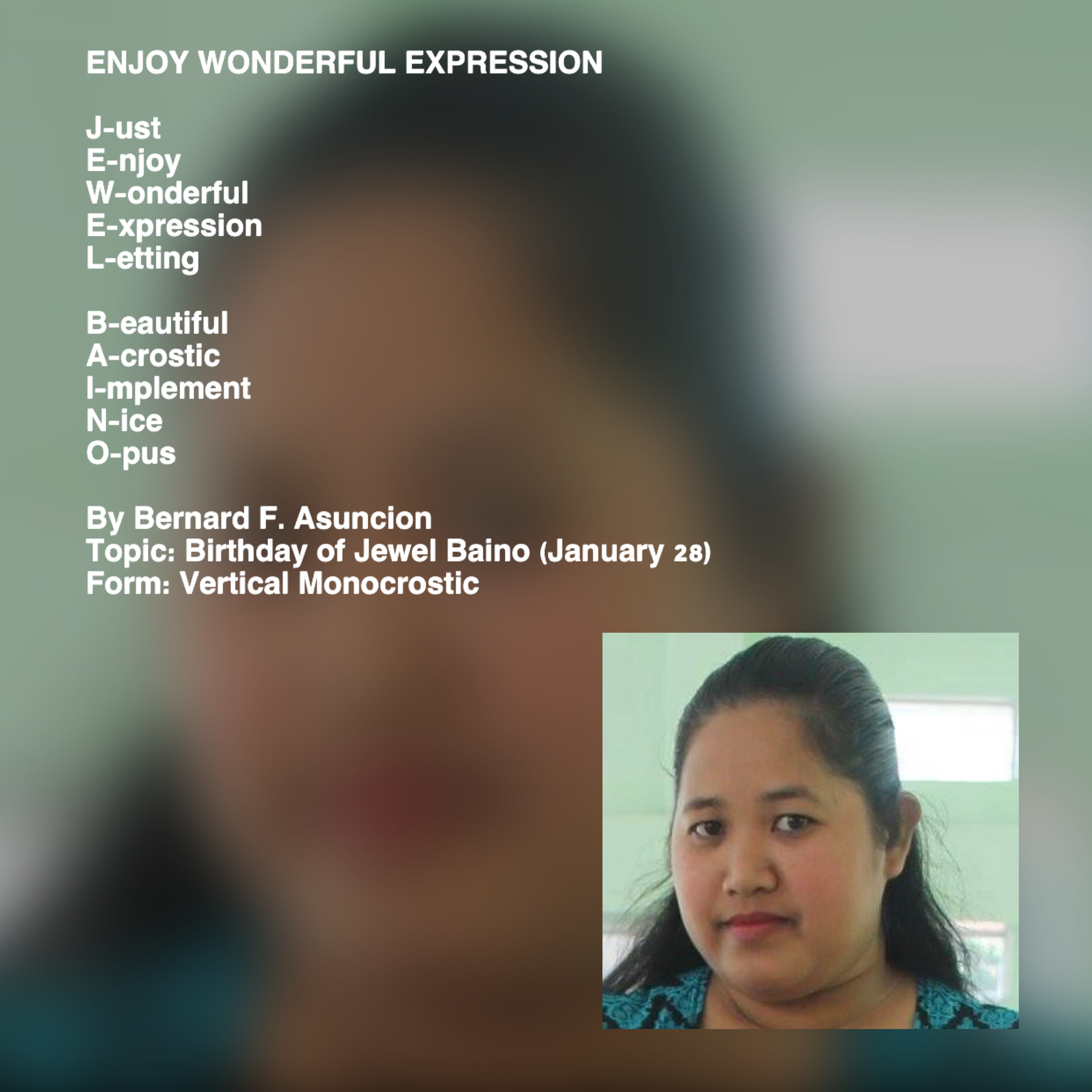 Enjoy Wonderful Expression