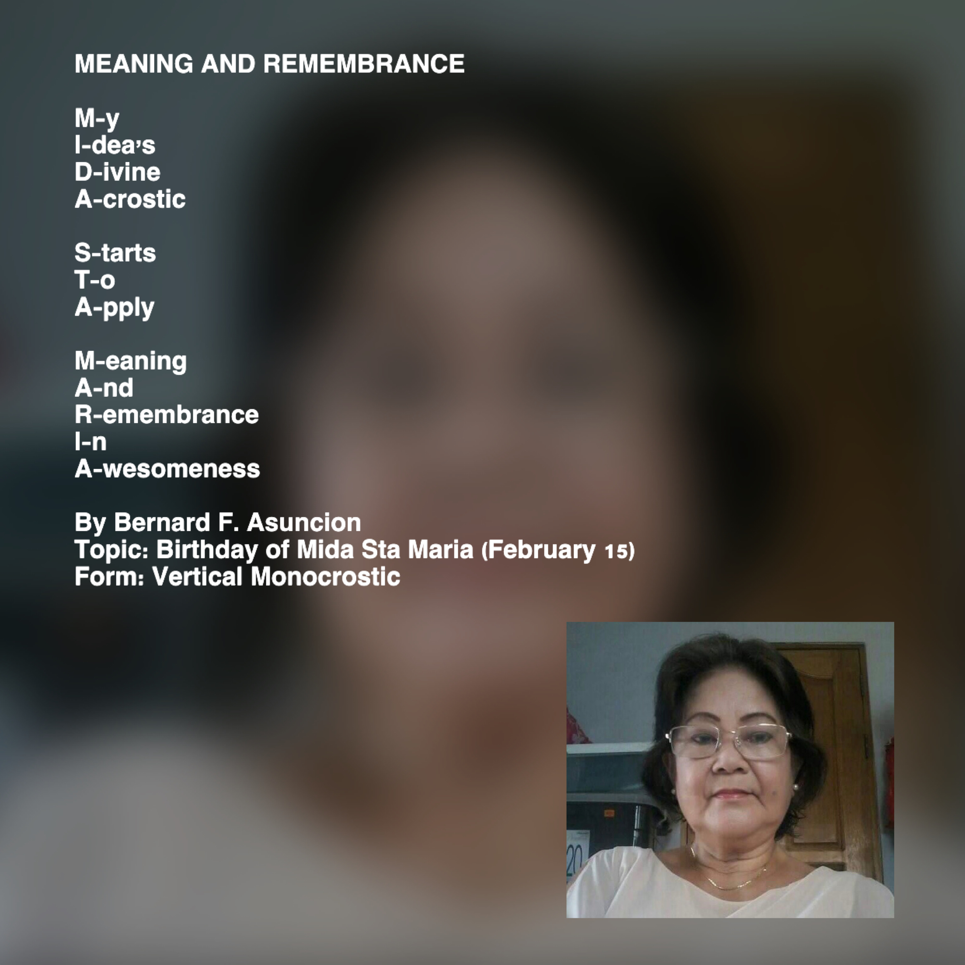 Meaning And Remembrance
