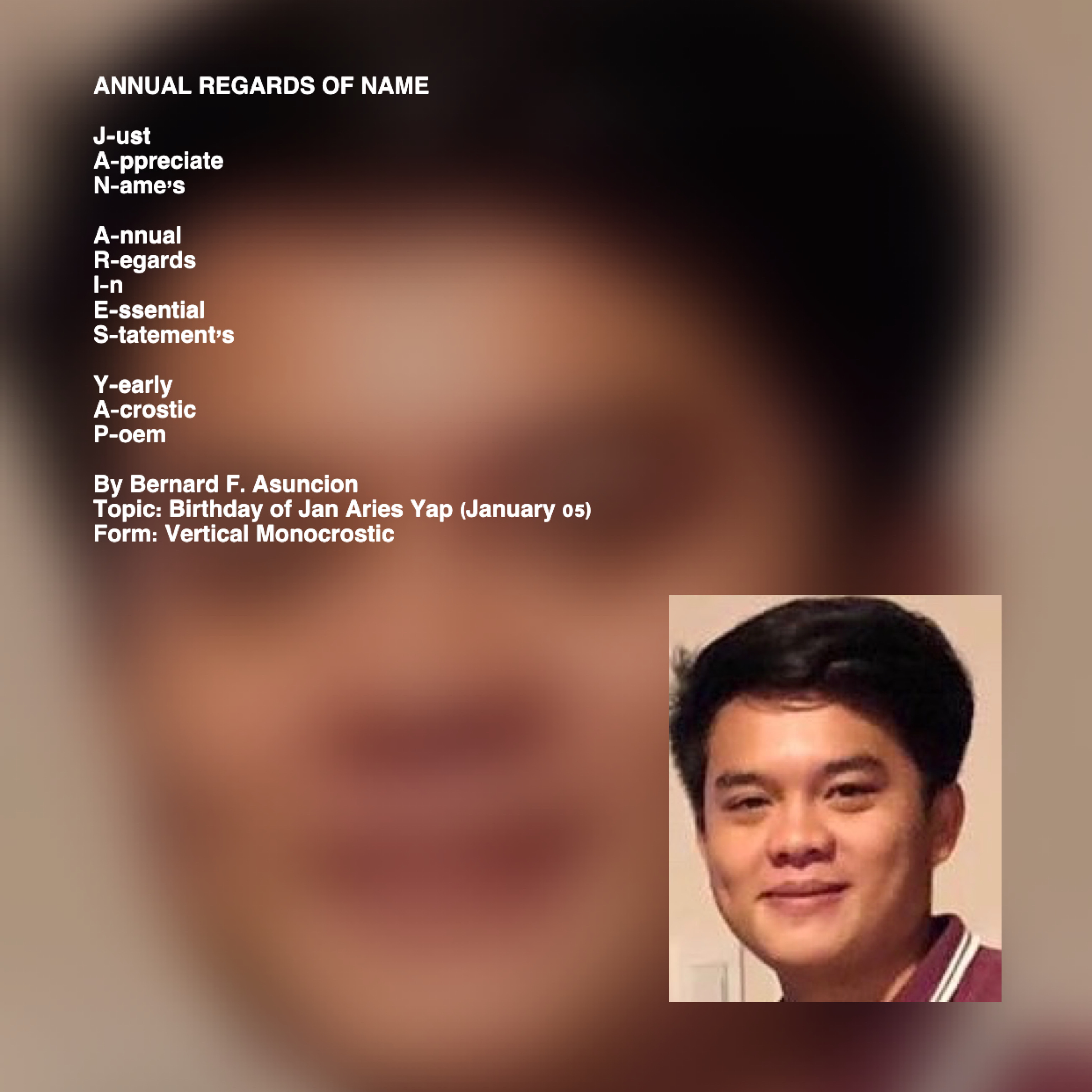 Annual Regards Of Name