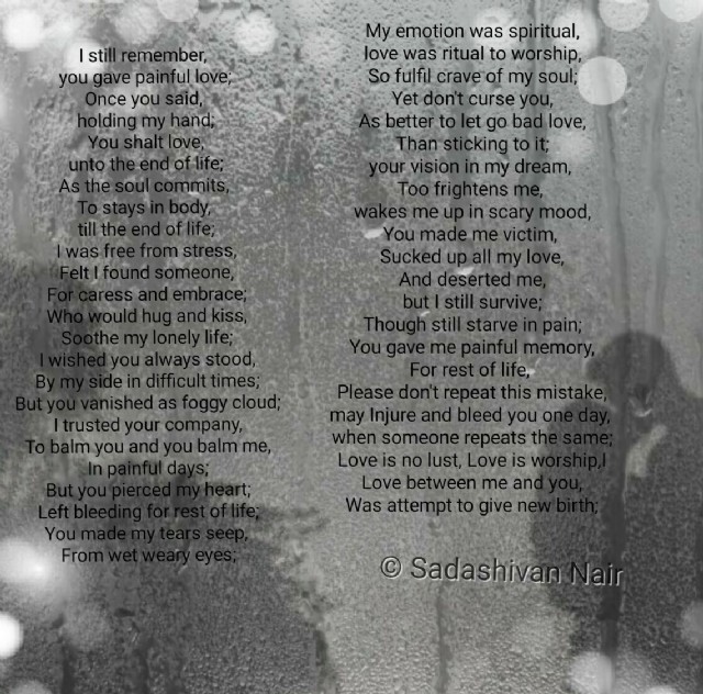 I Still Remember,  You Gave Painful Love