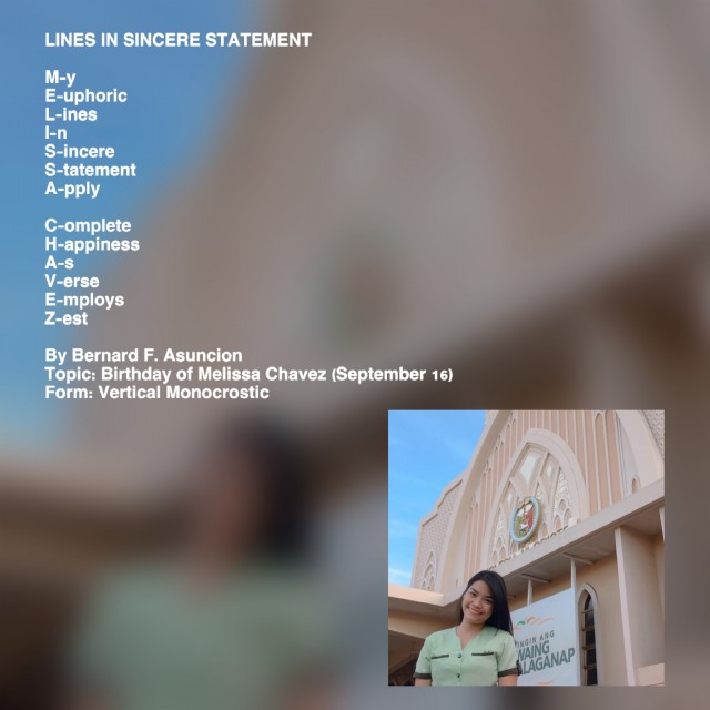 Lines In Sincere Statement