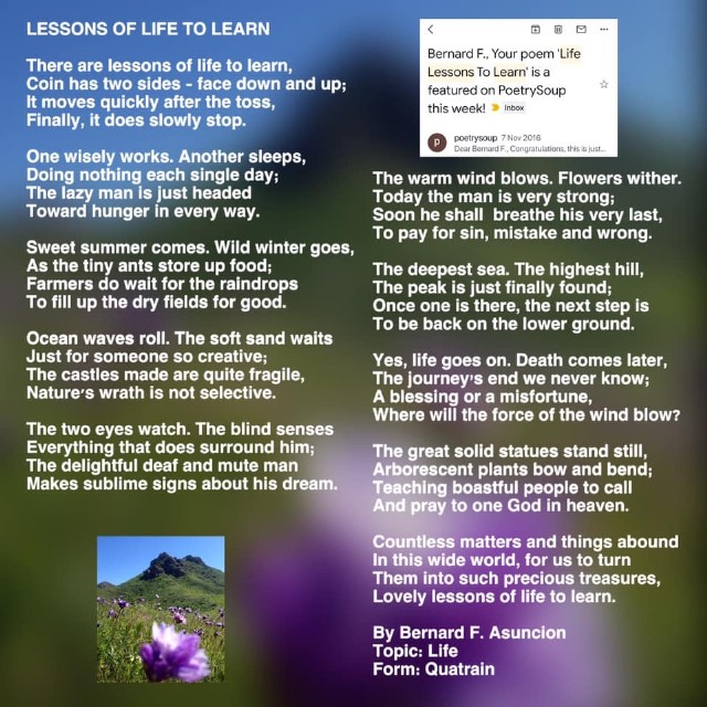 Lessons Of Life To Learn
