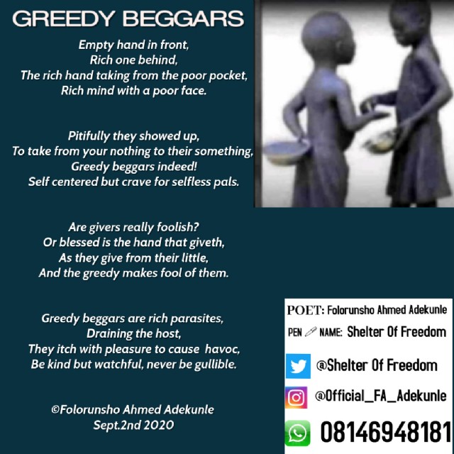 Greedy Beggars