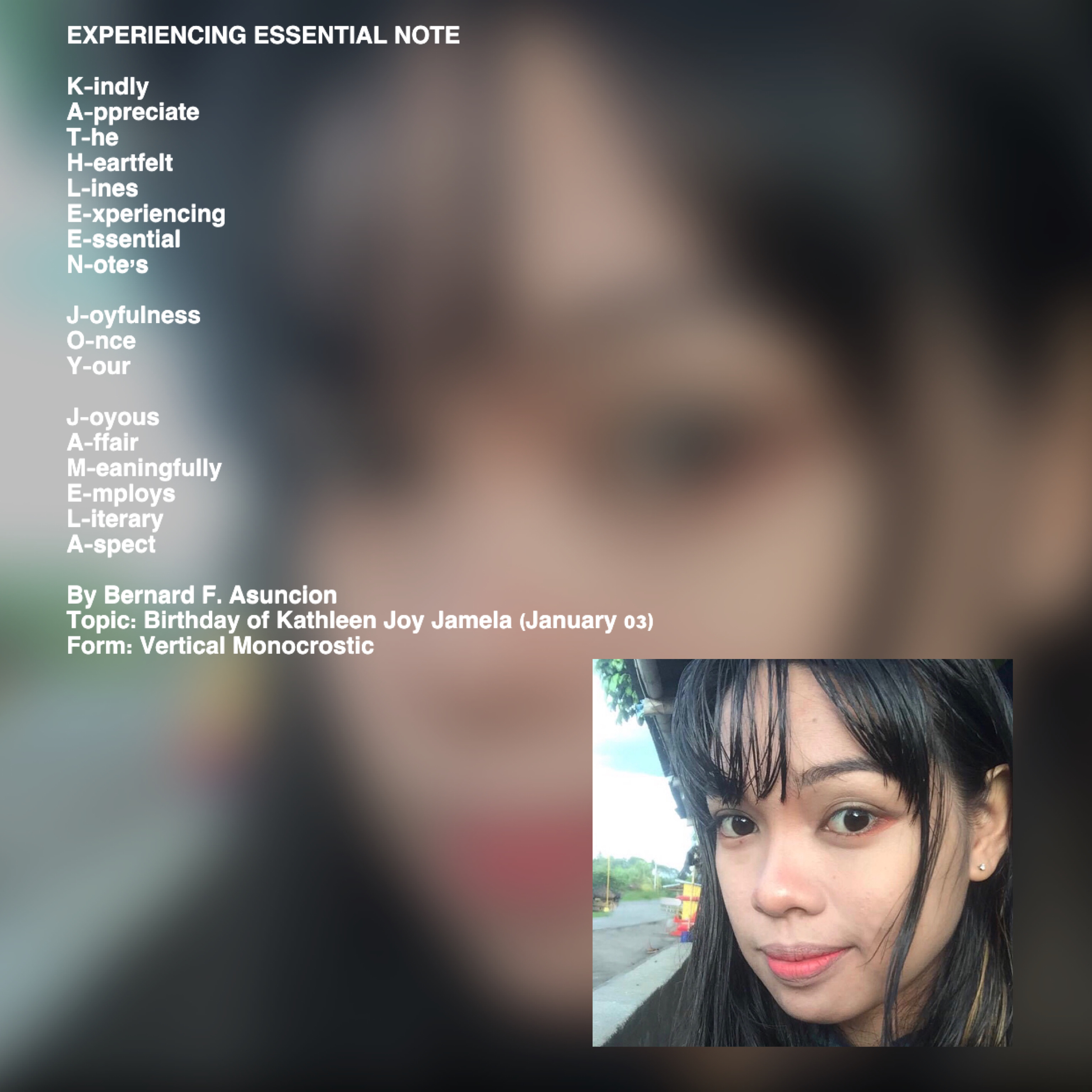 Experiencing  Essential Note
