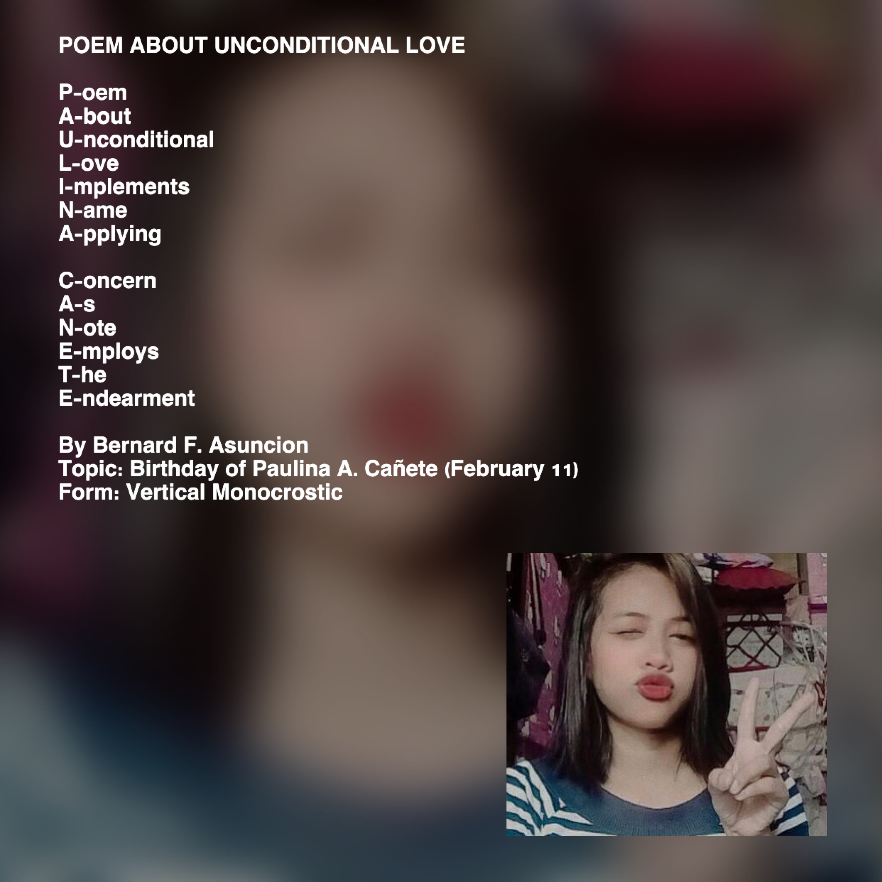 Poem About Unconditional Love