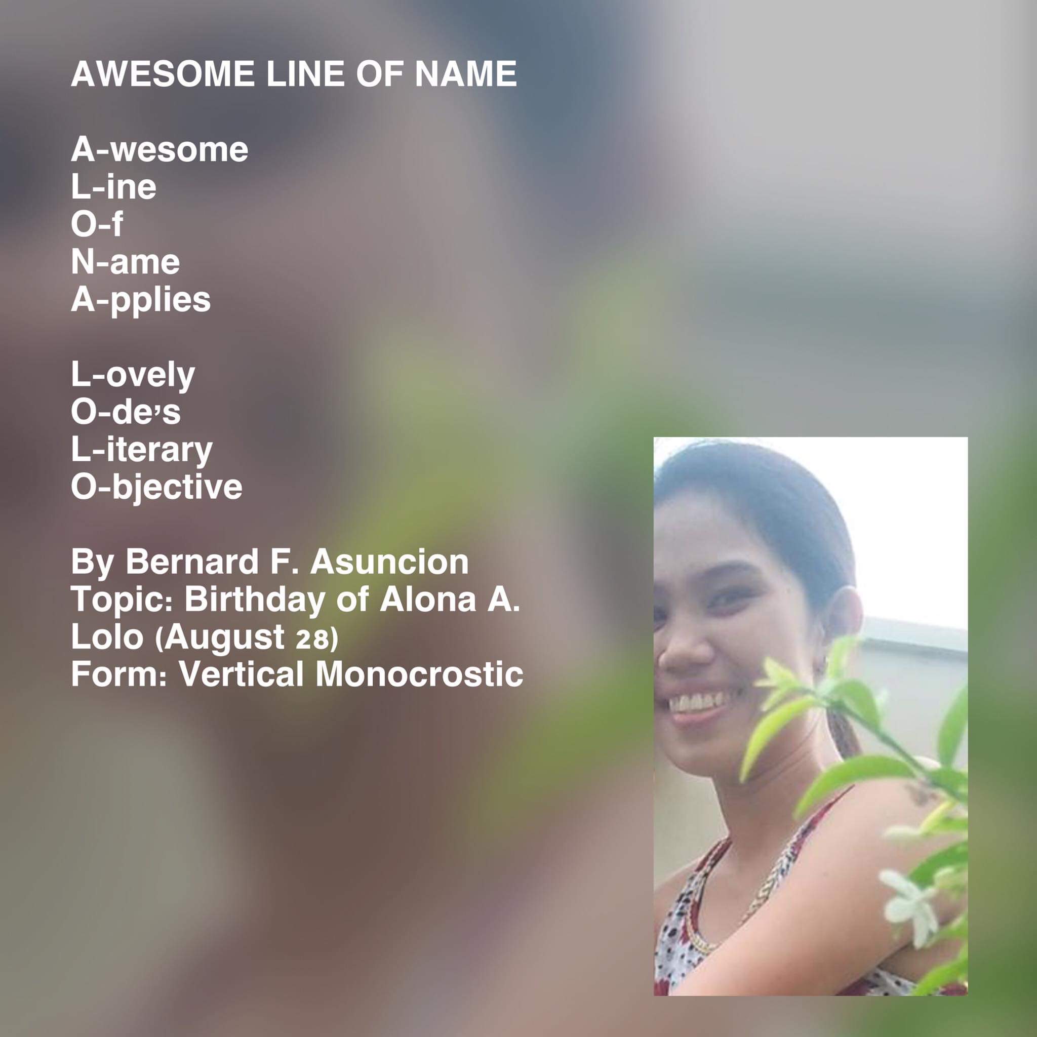 Awesome Line Of Name