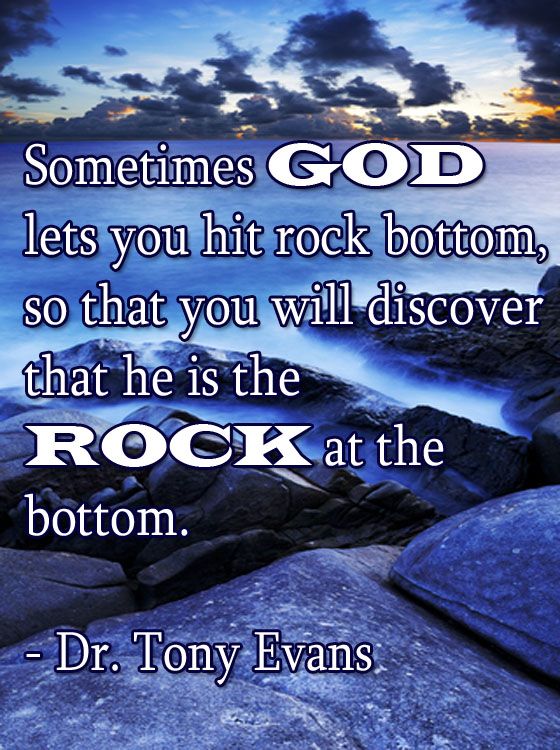 God I Need A Rock