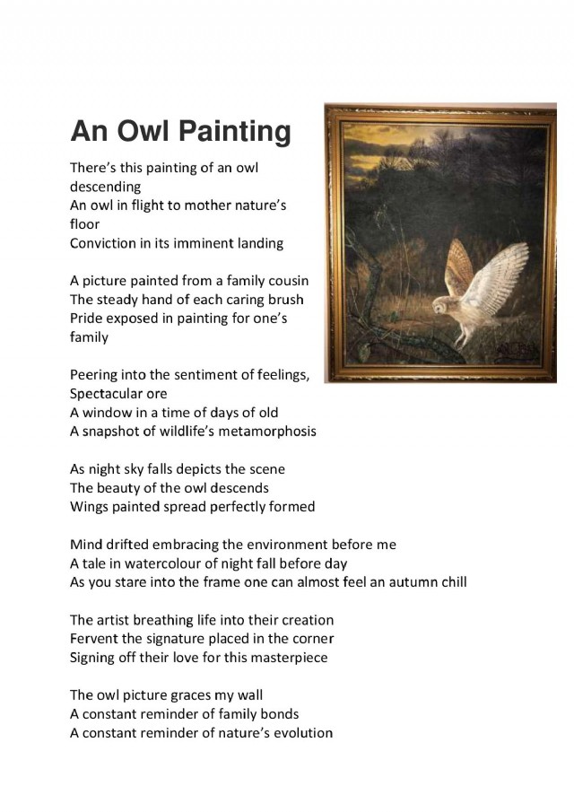 An Owl Painting
