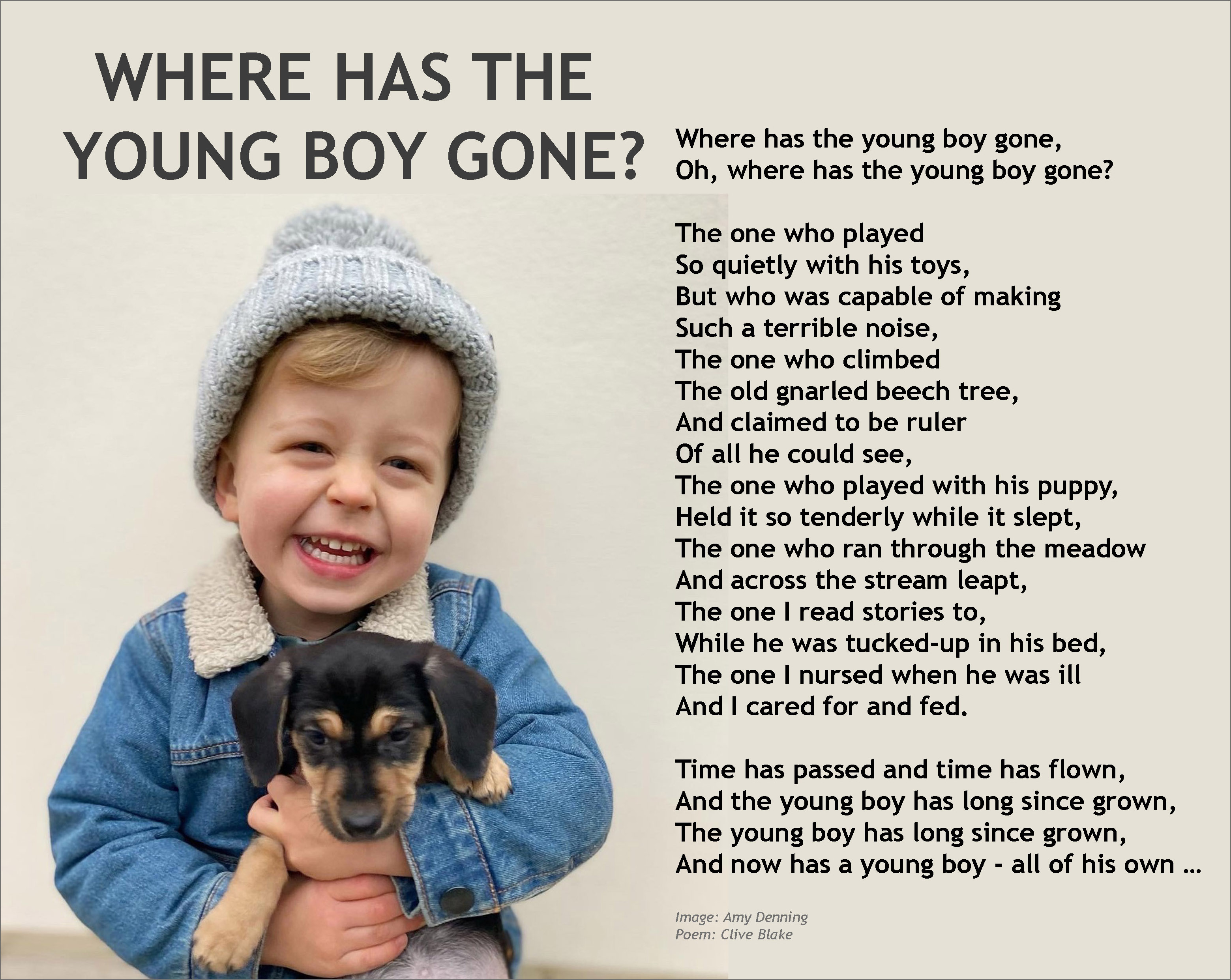 Where Has The Young Boy Gone?