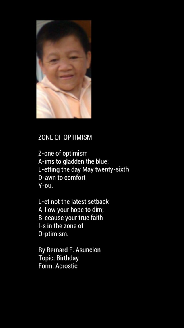 Zone Of Optimism