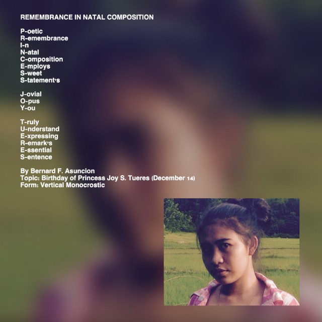 Remembrance In Natal Composition