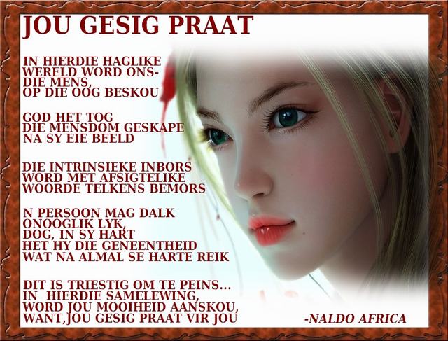 Jou Gesig Praat