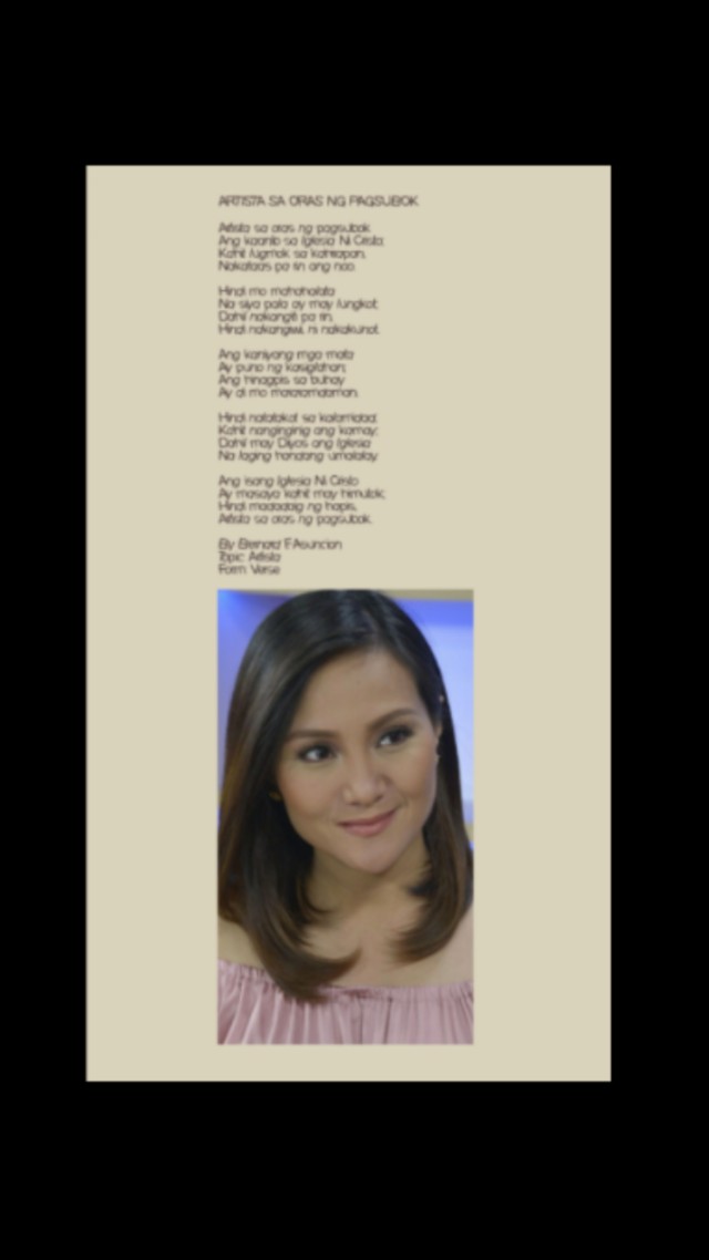 Artista Sa Oras Ng Pagsubok