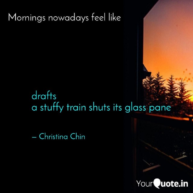 Haiku Morning In A Train