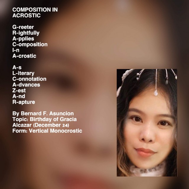 Composition In Acrostic