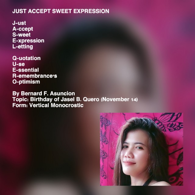 Just Accept Sweet Expression