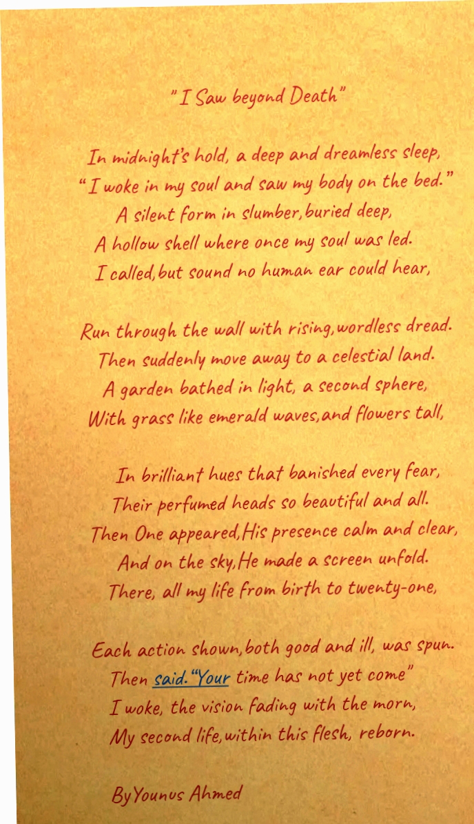 'I Saw Beyond Death'