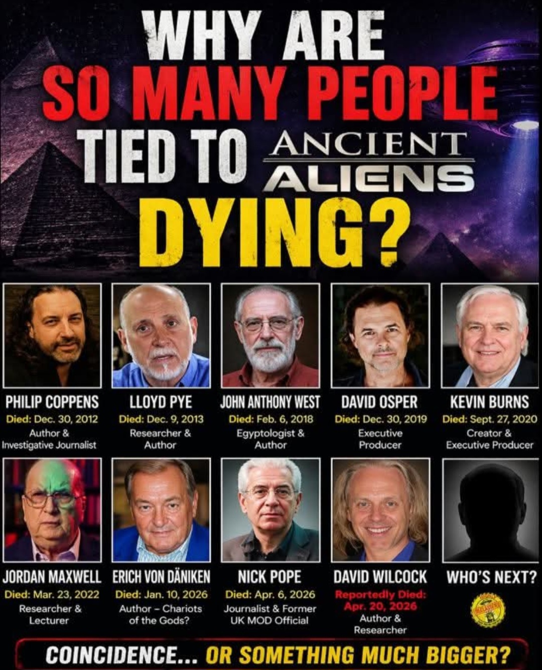 Ancient Aliens And We.