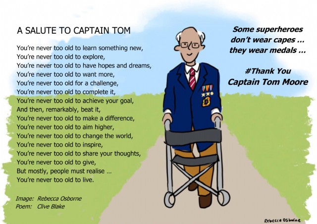Captain Tom Moore -Some Superheroes Don't Wear Capes