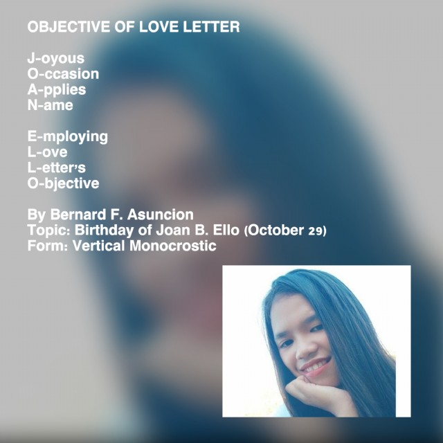 Objective Of Love Letter