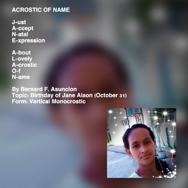 Acrostic Of Name