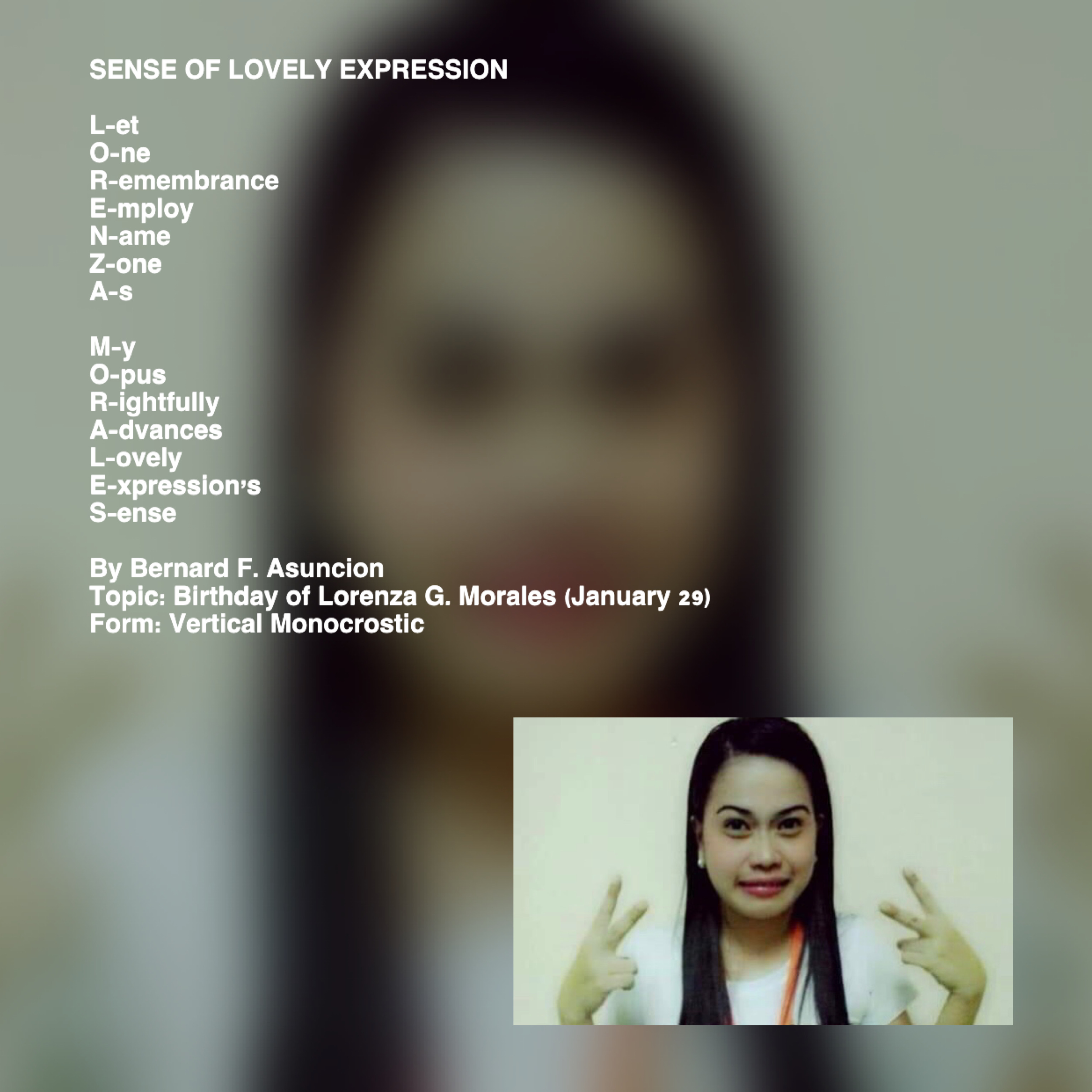 Sense Of Lovely Expression