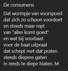 De Consumens