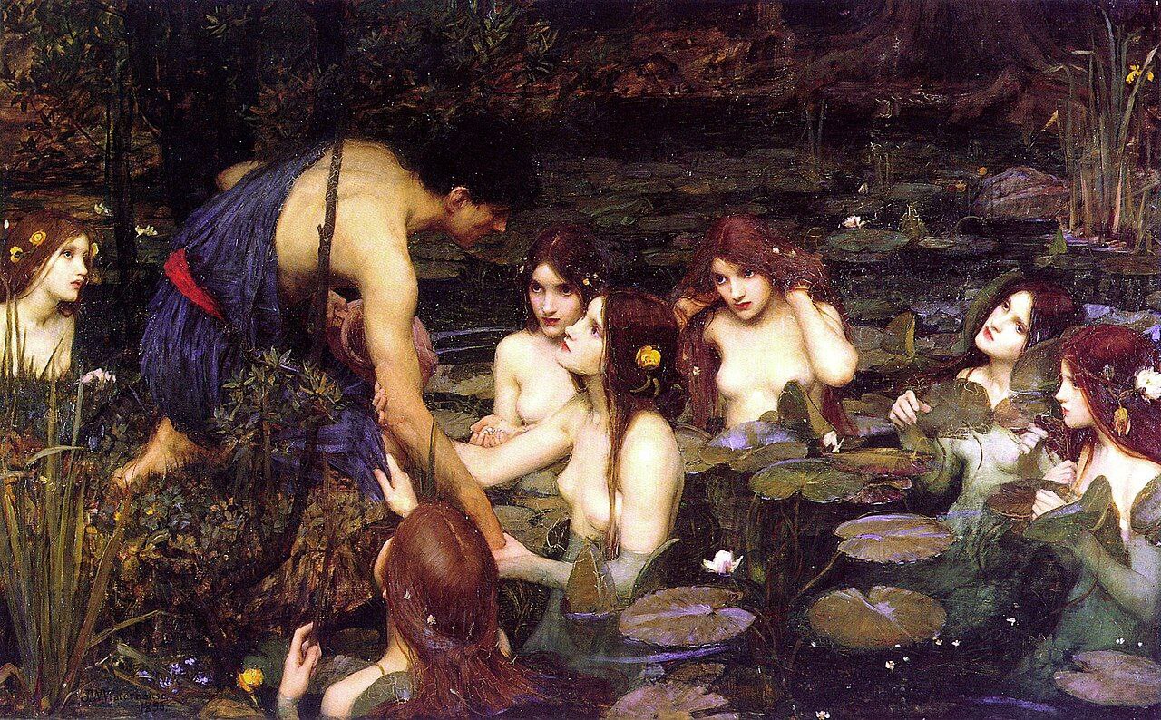 Hylas And The Nymph's Kiss