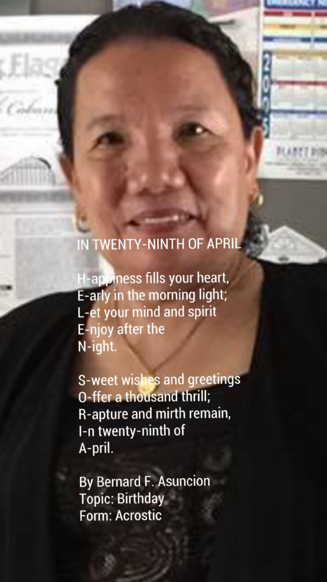 In Twenty-Ninth Of April