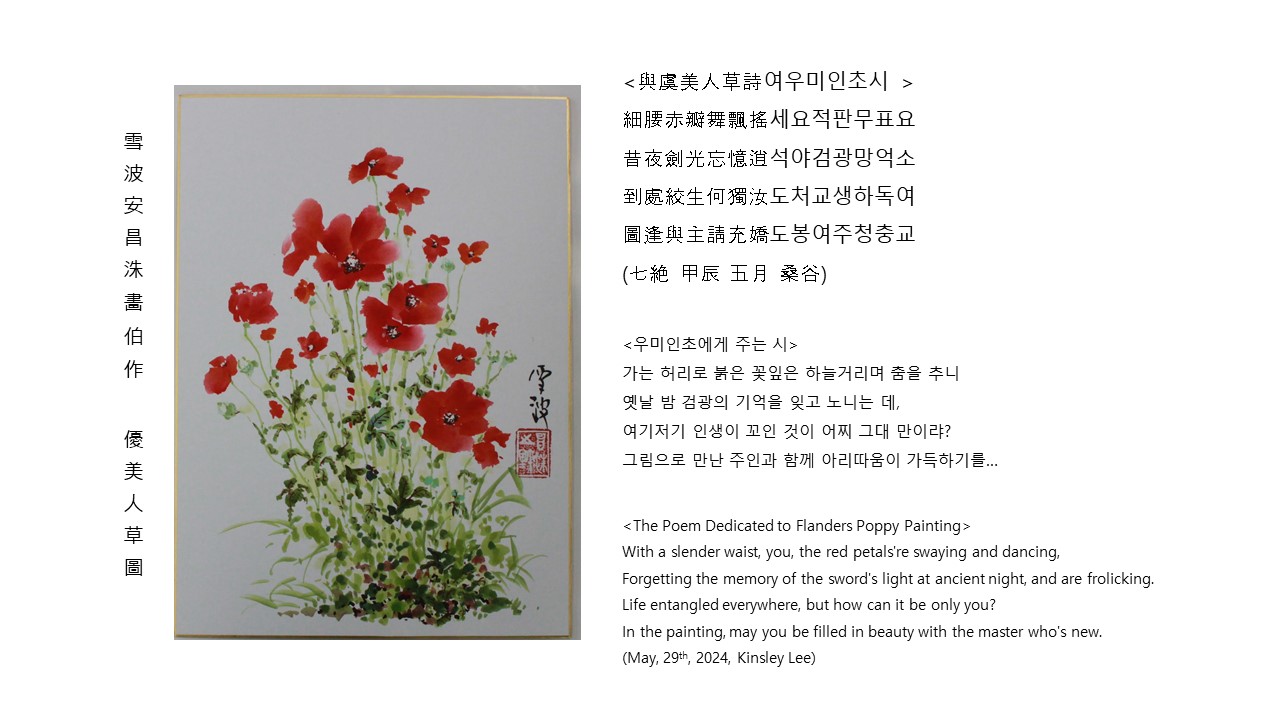 The Poem Dedicated To Flanders Poppy Painting