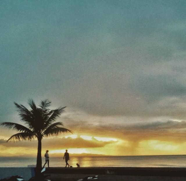 Sunset In The Boulevard In Dipolog....