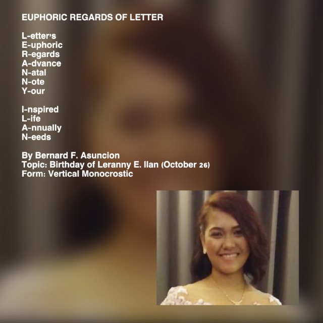 Euphoric Regards Of Letter