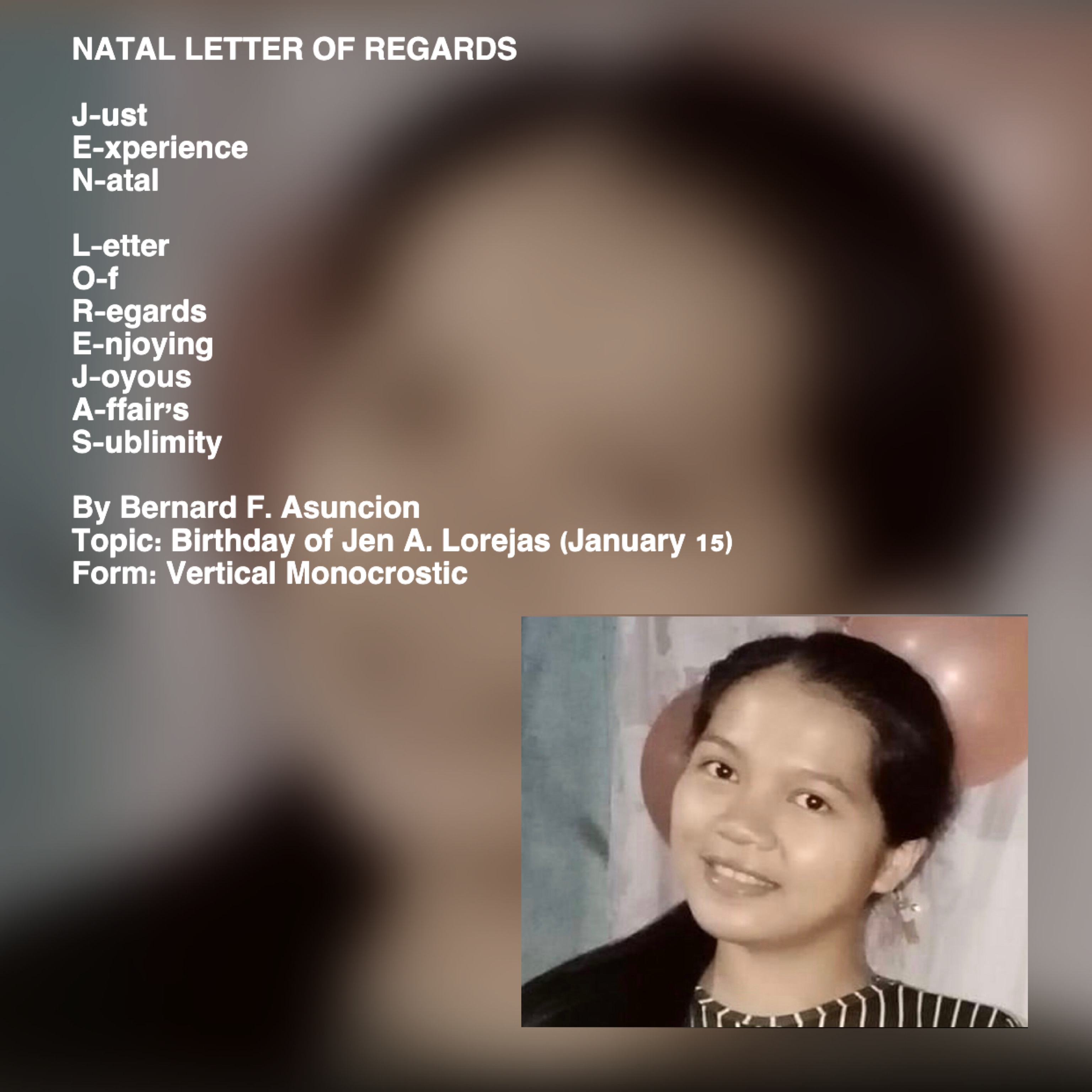 Natal Letter Of Regards