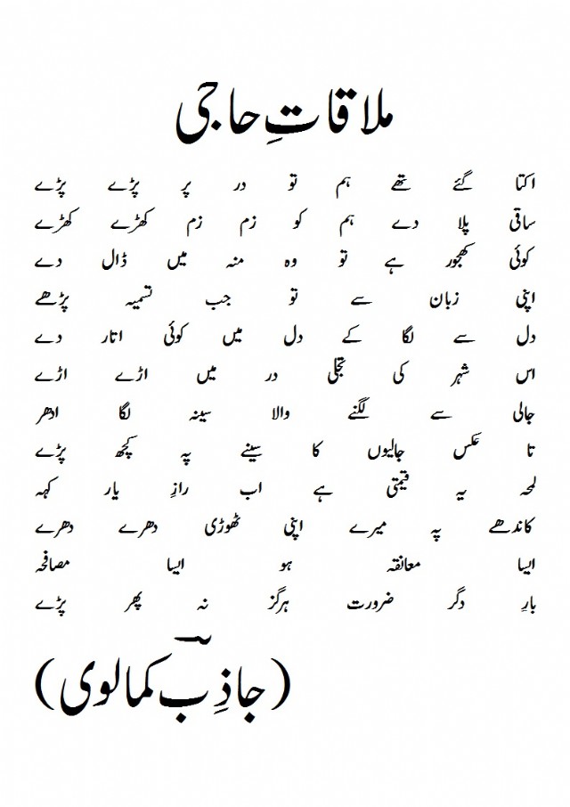 Mulaqat E Haji (Urdu)