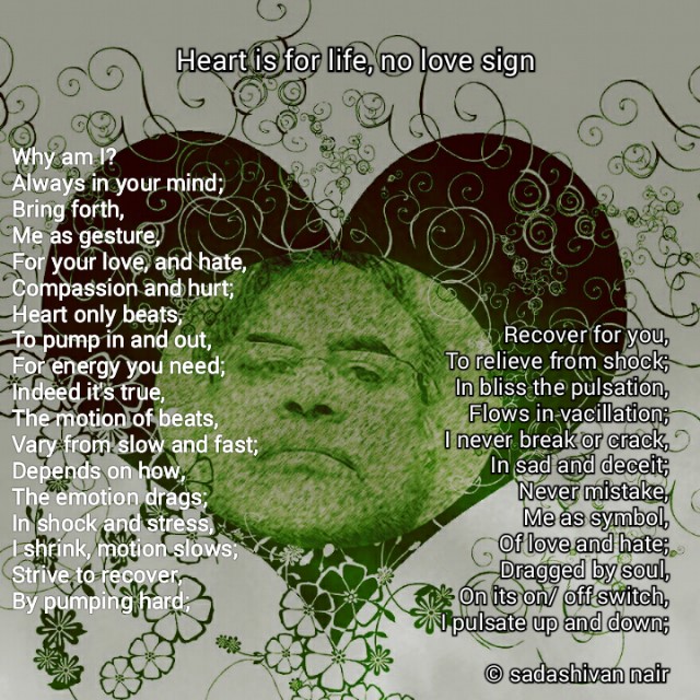 Heart Is For Life, No Love Sign