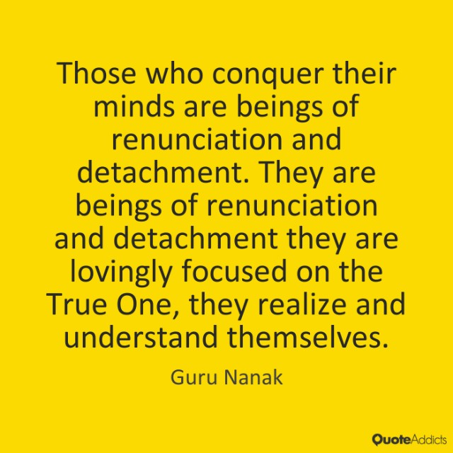 Renunciation And Detachment
