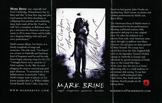 Autograph Muse Acrostic Name Mark Brine