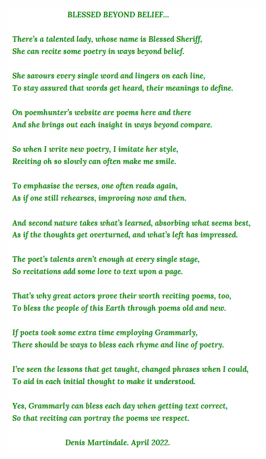 Blessed Beyond Belief...