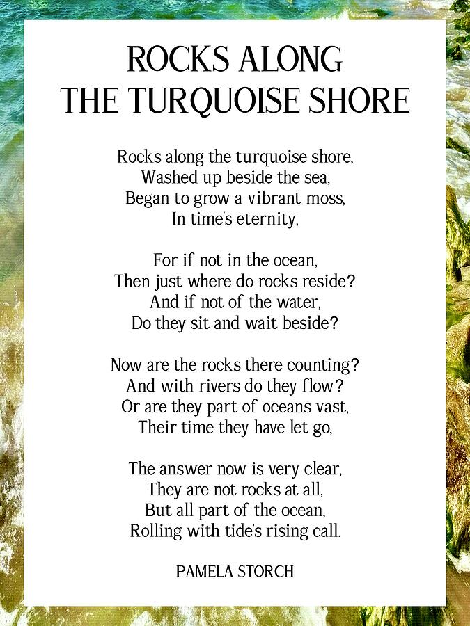 Rocks Along The Turquoise Shore