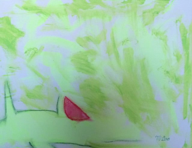 Night Creature Turning Into Forest