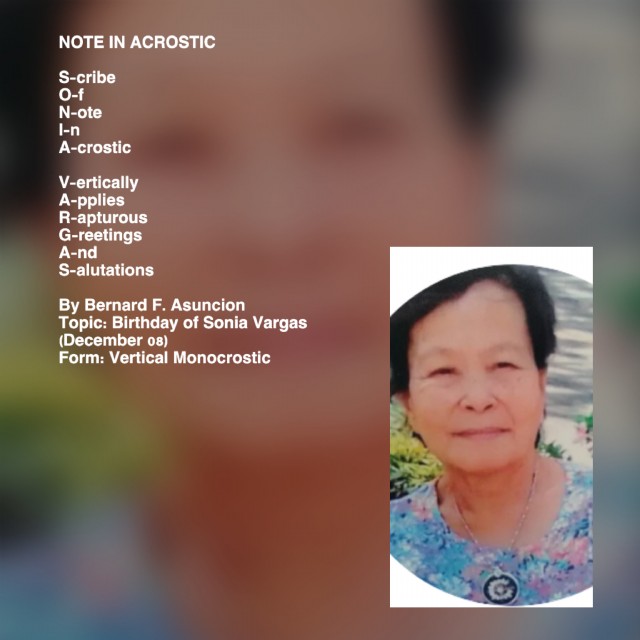 Note In Acrostic