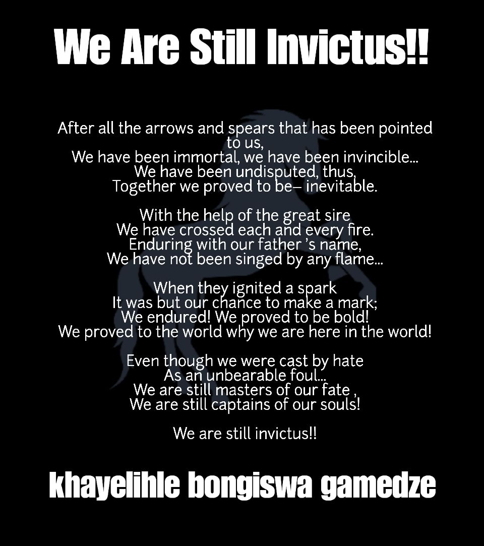 We Are Still Invictus! !